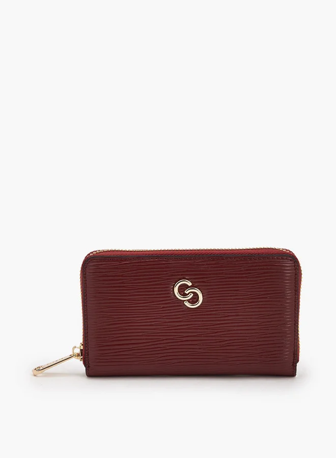 سيليست Textured Zip Around Wallet